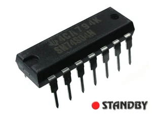 5pcs 74S04 DIP14 SN74S04NC TEXAS INSTRUMENTS Hex Inverters - Bild 1 von 1