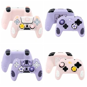 Funda protectora y empuñaduras para pulgar GeekShare para controlador PS5/SwitchPRO piel ala estrella - Imagen 1 de 23