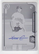 True 1/1 KENDALL GRAVEMAN 2015 Bowman Chrome RC Black Printing Plate Autograph