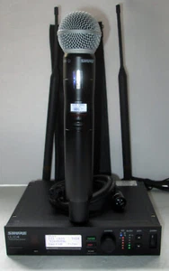 SHURE ULXD4-H50, ULXD2-H50 SM58 kabelloses Handmikrofon & Empfänger - Bild 1 von 4