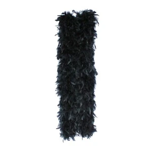 Disfraz de Halloween negro 150 gramos Chandelle pluma boa baile fiesta - Imagen 1 de 1