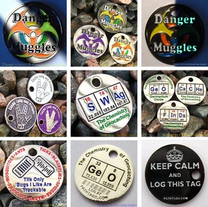PathTag Mini Collection - 15 Different Tags (several designs and finishes) - Imagen 1 de 11