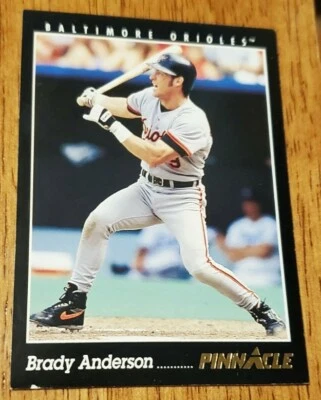 1993 Pinnacle #70 Brady Anderson Baltimore Orioles - Image 1 of 2