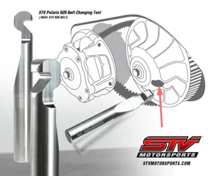 Herramienta de extracción de cinturón para Polaris RZR XP1000 900 y Polaris Turbo - Hecha en EE. UU. - Imagen 1 de 6