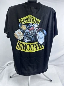 Vintage 90s Joe Camel Pocket T-Shirt Motorcycle Smooth Black Men’s XL RARE HTF - Bild 1 von 11