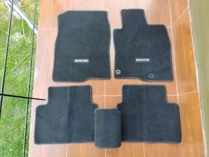 Black Carpet /Floor Mats For Honda Civic FC FK 5 Piece Set RHD spec Genuine OEM - Picture 1 of 12