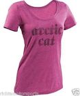 NEW WOMAN'S PINK ARCTIC CAT STUDDED RHINESTONE T-SHIRT SIZE MEDIUM 5249-472