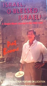 Pat Boone Israel, O Blessed Israel! New Sealed VHS - Picture 1 of 2
