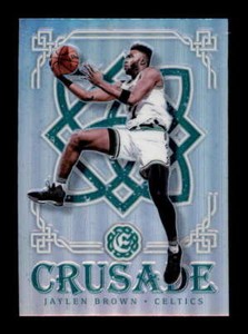 JAYLEN BROWN 2016/17 PANINI EXCALIBUR #96 CRUSADE SILVER PRIZM ROOKIE RC S8500