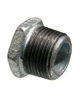 Mueller Proline Galvanized 1 1/2" x 1" Bushing Pipe Fitting steel npt reducer - Picture 1 of 3