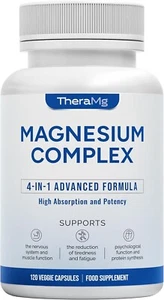 ✅Magnesium Glycinate 4-in-1 Complex - Citrate, Malate & Taurate 120 Capsules UK✅ - Picture 1 of 7