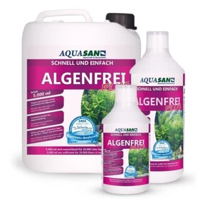 (19,99€/l)AQUASAN Algenfrei Plus! Algenvernichter Algenstop Algenminus - Bild 1 von 7