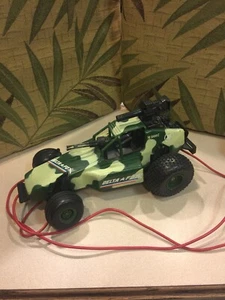 RC car buggy 1/16 scale remote wire control off road toy army desert vintage old - Picture 1 of 7