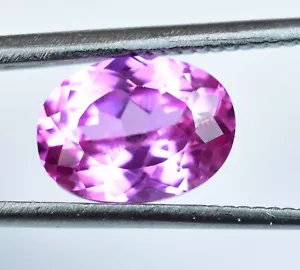 Impresionante piedra preciosa suelta ovalada de zafiro rosa natural impecable de 4,65 quilates de Sri Lanka - Imagen 1 de 6
