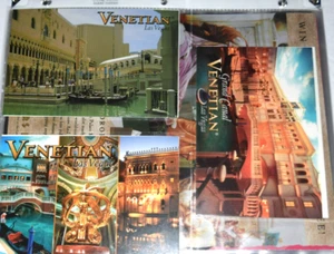 VTG, 3 x LAS VEGAS POSTCARDS "The VENTIAN HOTEL - Exterior and Interior," New - Picture 1 of 3