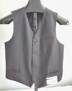 New Black Big Boys IZOD Size XL 18-20 Reg Fit Dressy Suit Vest - Picture 1 of 10