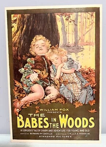 Vintage The Babes In The Woods Giant Postcard Unused - Picture 1 of 2