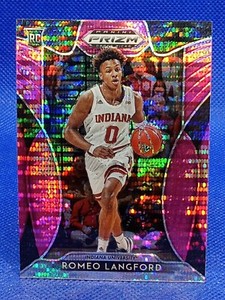 2019-20 Panini Prizm Draft Picks Prizms Pink Pulsar #80 Romeo Langford