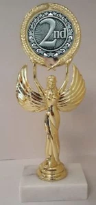 2nd Place Trophy 8-1/4" Tall  AS LOW AS $3.99 each FREE SHIPPING T05N14 - Picture 1 of 1