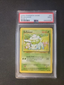 2000 Pokemon Game Base II 67 Bulbasaur PSA 9 Pokemon WoTC - Bild 1 von 2