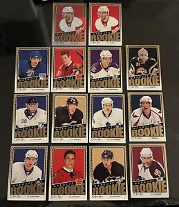 LOT of 14 2009-10 O-Pee-Chee MARQUEE ROOKIES LEINO RAINBOW, RED WINGS LEAFS RC