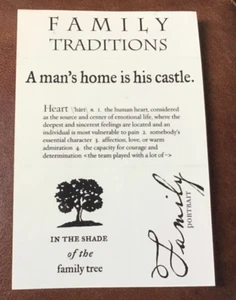 Hoja de pegatinas de cotización inspiradora para álbum de recortes transparente de 5 x 6" - CORAZÓN Y FAMILIA - Imagen 1 de 1