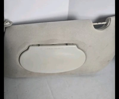 2007 Pt Cruiser Beige Drivers  Side Sun Visor With Mirror Oem - Image 1 of 3