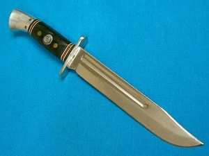 RARE NM VINTAGE '90 WESTERN USA W46-8" HUNTING SURVIVAL BOWIE KNIFE SNAP SHEATH - Picture 1 of 12