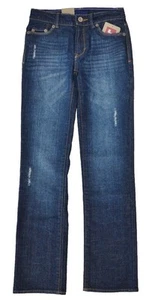 Levi's Girl's Adjustable Inside Waistband Slim Straight Stretch Jeans - Picture 1 of 2