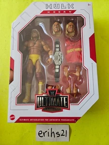 Hulk Hogan WWE Mattel Ultimate Edition Extra Heads & Hands - Titel Gürtel & Shirt - Bild 1 von 3