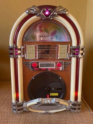 basicXL Table Top Jukebox With CD Player Working - Image 1 of 4