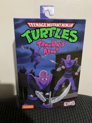 NECA TMNT Teenage Mutant Ninja Turtles Trouble's Afoot Soldier Sellado Nuevo Foto 1 de 4