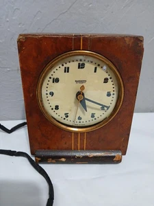 Antike 30er Jahre Hammond Synchron Aurora Electric Uhr für Teile oder Restauration - Bild 1 von 11