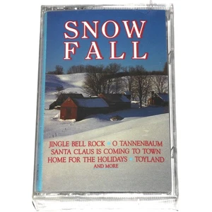 Christmas : Snowfall (Cassette Tape 1990) Holiday Rock Pop Music NEW SEALED - Picture 1 of 4