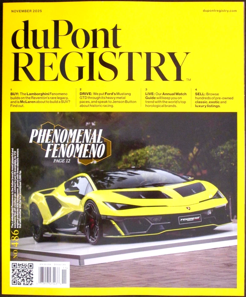 DUPONT REGISTRY  Phenomenal Fenomeno  November 2025 - Image 1 of 1