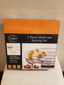 Crofton Kitchenware 3 PC. Multi-use Serving Set Never Used! - Picture 1 of 5