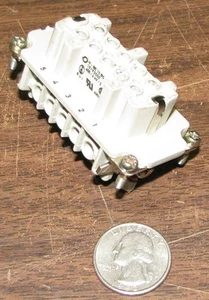 Harting/Amp/Amphenol/Phoenix H-BE10BS/10193000 Kontakt 10-poliger Stecker/Stecker - Bild 1 von 1