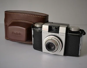 Kodak Pony II analoge Kleinbildkamera mit original Ledertasche, Sammlerzustand - Bild 1 von 7