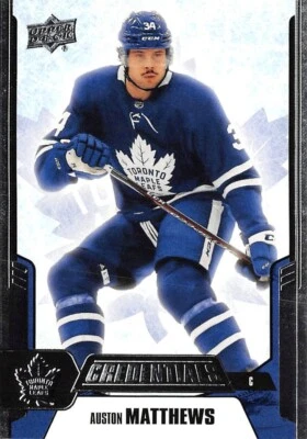 2019-20 UD Credentials #25 Auston Matthews - Image 1 of 2