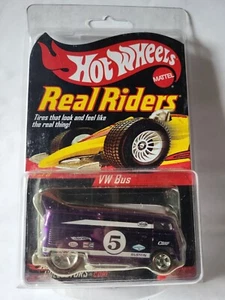 Hot Wheels RLC Purple Chrome #5 Volkswagen Drag Bus w/Real Riders - Picture 1 of 5