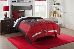 Northwest NFL Tampa Bay Buccaneers Safety Printed Comforter and Sham Set, Twin - Picture 1 of 2