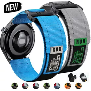 Banda de nailon resistente para Huami Amazfit Bip 5 GTS 4mini 2/2e GTR 3 Pro correa de 42/47 mm - Imagen 1 de 65