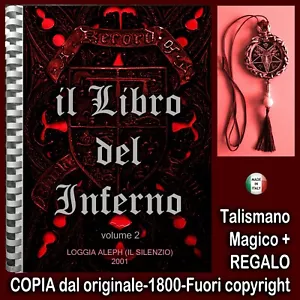 libri antichi libro del inferno stregoneria magia occultismo grimorio maledetto - Foto 1 di 12