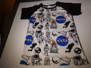 Kids Size 6XL NASA Themed T-Shirt/ Pajama Top Short Sleeve - Picture 1 of 6
