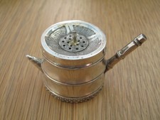 Peperette/shaker bambù/shaker argento Jungin giapponese novità - periodo Meiji C1880