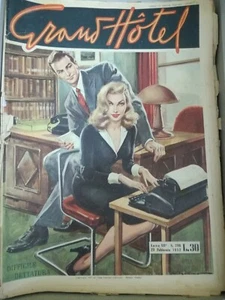 GRAND HOTEL,ANNO, VII, N.296, 23 FEBBRAIO 1952, "DIFFICILE DETTATURA" - Foto 1 di 2