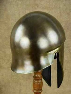 Medieval Greek Corinthian Knight Helmet Armor Great Armour Helmet Sac Larp - Picture 1 of 5
