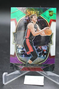2022-23 Panini Select - Concourse Nikola Jokić #91 Green White Purple Prizm (RC) - Picture 1 of 2
