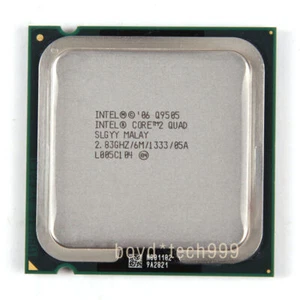 Intel CORE 2 QUAD Q9505 PROCESSOR 2.83GHZ/1333(SLGYY)LGA 775/Socket T CPU - Picture 1 of 1