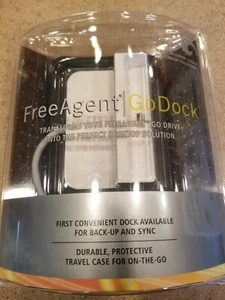 Seagate 2GEG400E Free Agent Go Dock with Case, 763649011935, NIB - Picture 1 of 6